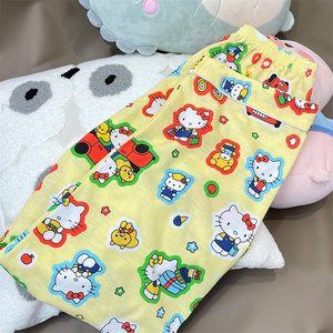 Ins Kitty Cat giapponese abito da <span class=keywords><strong>donna</strong></span> autunno nuovo dormitorio per studenti può essere indossato <span class=keywords><strong>pigiama</strong></span> Pants <span class=keywords><strong>pigiama</strong></span> a maniche lunghe - Product Image 6