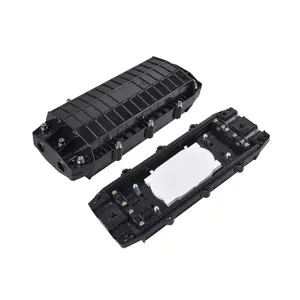 MT-FOSC-1503 Outdoor 2 in 2 out inline horizontal type 48(96) Core Fiber Optic Splice Closure with 4 splicing tray