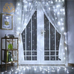 Lãng mạn LED rèm ánh sáng đám cưới cảnh sân khấu trang trí đầy màu sắc thác nước ánh Sáng Cây giáng sinh bầu trời đầy sao ánh sáng chuỗi - Product Image 6