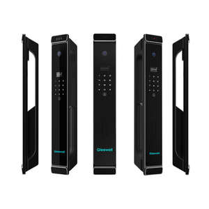 Cerradura de puerta inteligente electrónica de reconocimiento Facial figura de reconocimiento facial contraseña seguridad antirrobo cerradura inteligente para oficina en casa - Product Image 4