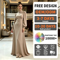 dames mode intérieur ouvert 2 pièces ensemble à manches longues dubaï turquie Ramadan abaya musulman longue robe pour les femmes