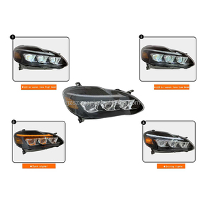 Ensemble de 3 phares LED <span class=keywords><strong>pour</strong></span> Toyota Corolla version américaine 2003-2008, phare avant avec feux de jour DRL - Product Image 5