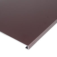 Lámina de Aluminio Anodizado Satinado Rojo Borgoña Intenso 5052 5005 de 0.5mm a 3mm con AA20 AA25 para Fachadas de Hoteles de Lujo e Interiores Premium