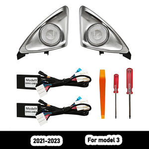 2020-2024 Ambient Light Kit Draaiende Rotatie Tweeter Lichtgevende LED Luchtrooster Autodeur Luidsprekerkap voor Model 3 Model Y voor Tesla - Product Image 4