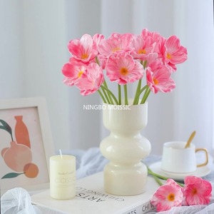 Flor rosa de seda artificial hecha a mano Estilo Vintage antibacteriano para el día de la madre y Navidad - Product Image 1