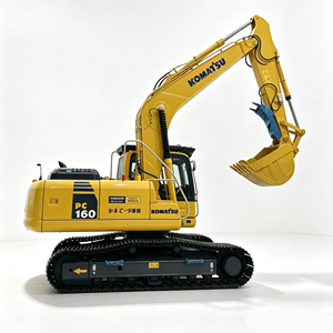Excavatrice sur chenilles Komatsu PC160 8 d'occasion, d'origine japonaise, 16 tonnes, hydraulique, pour travaux de construction - Product Image 1