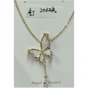 Orecchini a Clip con motivo incrociato di tendenza con perla realizzati principalmente in acciaio inossidabile rame e ottone per matrimoni - Product Image 1