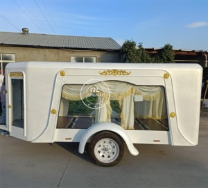 Nouveau style de véhicule funéraire de luxe corbillard chariot funéraire dessiné cercueils et cercueils funéraires à vendre - Product Image 4
