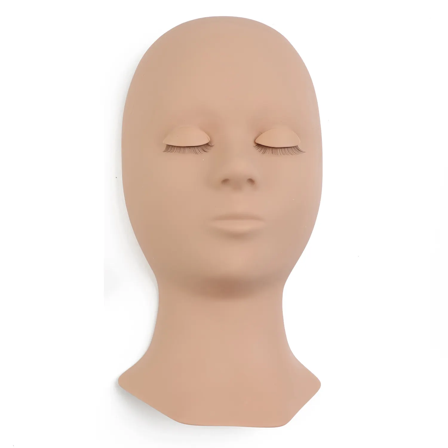 Eyelash Training Silicone Advanced Mannequin Head Removable Eyelids