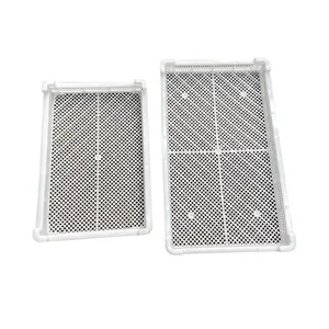 Mesh Design Ventilate Seafood Freezing Tray Plastic Candy Tray