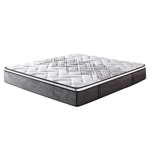 Luxury Type Mattress 5 Star Hotel Bed Twin Size Hypo-Allergenic Foam Pack Box Pocket Spring Mattress