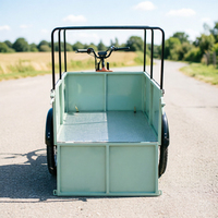 Vélo cargo électrique à trois roues avec assistance au pédalage, 48V 850W, avec boîte arrière, triporteur à plateau plat, tricycle de chargement