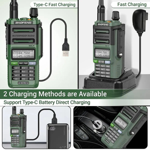 Radio bidirectionnelle Baofeng <span class=keywords><strong>UV</strong></span>-<span class=keywords><strong>9R</strong></span> Pro V2, étanche IP68, chargeur Type-C, double bande, radio CB, radio bidirectionnelle de type <span class=keywords><strong>UV</strong></span>-<span class=keywords><strong>9R</strong></span> Plus - Product Image 5