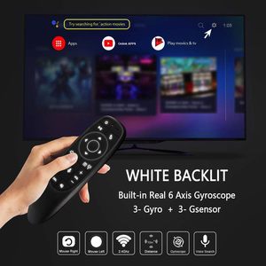 Souris volante vocale G10s Pro avec rétroéclairage, contrôleur d'apprentissage infrarouge utilisé pour Android <span class=keywords><strong>TV</strong></span> <span class=keywords><strong>Box</strong></span> <span class=keywords><strong>T9</strong></span> H96 Max X96 X88 Mini M8s - Product Image 5