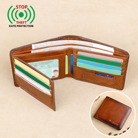 Dompet Pria Kulit Ultra Tipis, Dompet Pria Kulit Pendek Ultra Tipis, Baru, Retro, Kapasitas Besar, Klip Dolar