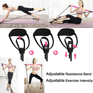 <span class=keywords><strong>Kit</strong></span> de Barres de Pilates et Yoga Ajustable avec <span class=keywords><strong>Bandes</strong></span> <span class=keywords><strong>Élastiques</strong></span> pour <span class=keywords><strong>Musculation</strong></span> à Domicile - Product Image 5
