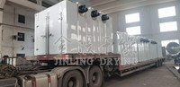 Industriële heteluchtcirculatie-schaaldrogeroven 16-192 schalen SUS304/316L voor het drogen van voedsel, groenten en fruit