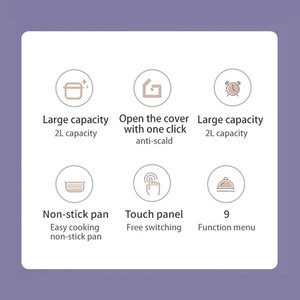 Vente chaude Nouveau Design 2 <span class=keywords><strong>L</strong></span> Type de tambour Mini cuiseur <span class=keywords><strong>à</strong></span> riz Multi cuiseur électrique Appareils de cuisine de bonne qualité. - Product Image 3
