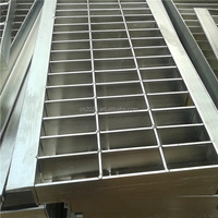 tranchée à haute charge de parcs Système de drainage de mur de toiture de passerelle durable Grille en acier galvanisée à chaud