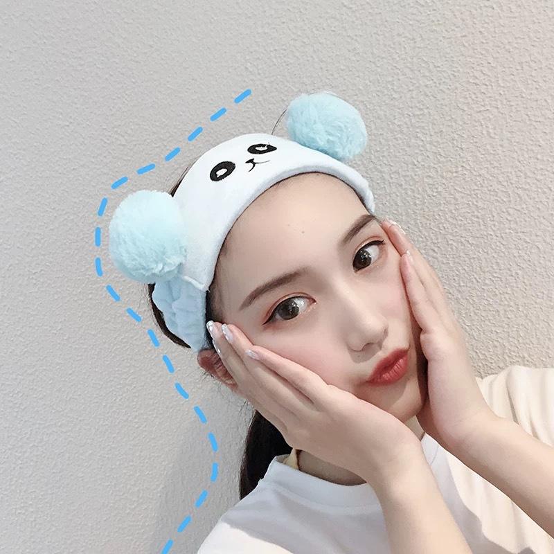 Wholesale Cartoon Cute Hair Band Female Women Children Mask Headdress Panda Ear Wash Head Jewelry
