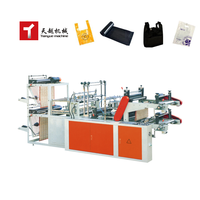 TIANYUE Machine de production de sacs alimentaires en plastique à fermeture éclair pour scellage à chaud écologique à 3 joints