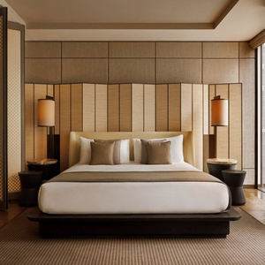 أطقم أثاث من الخشب الصلب فاخرة وعصرية مخصصة لمشاريع غرف نوم الشباب وغرف المعيشة في الفنادق 5 نجوم للاستخدام في الشقق والحمامات - Product Image 2