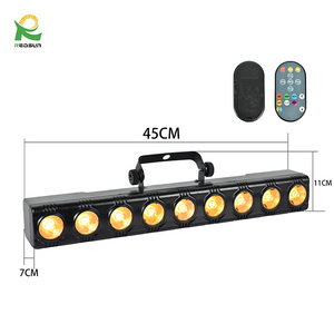 Redsun <span class=keywords><strong>LED</strong></span> tuyến tính tường rửa đèn mini <span class=keywords><strong>RGB</strong></span> <span class=keywords><strong>LED</strong></span> giai đoạn rửa loạt thanh ánh sáng 9*3 Wát tường máy giặt - Product Image 4