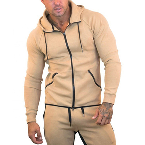 Sudadera con capucha extragrande de algodón para hombre, 500 g/m², de forro polar grueso, con cremallera completa y diseño de cremallera. - Product Image 6