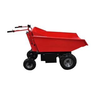 Mini Dumper Elettrico Motorizzato per Lavori Pesanti, Capacità di Carico 500kg, Macchina da Costruzione, Carriola Ribaltabile in Metallo - Product Image 1