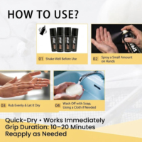 Spray Antidérapant Baskets Améliorer l'adhérence Custom Grip Spray Antidérapant pour Chaussures de Football Sport Spray