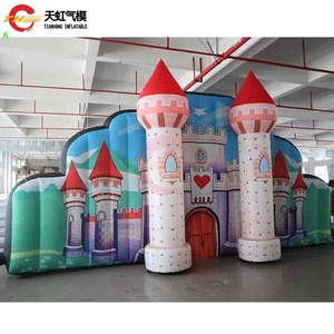 <span class=keywords><strong>Mur</strong></span> de fond <span class=keywords><strong>gonflable</strong></span> imprimé numériquement multicolore pour la décoration de mariages et de scènes de spectacle - Product Image 4