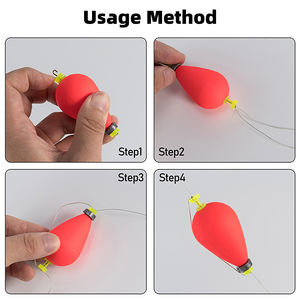 Flotteur de pêche en forme de larme en mousse EVA-<span class=keywords><strong>Bouée</strong></span> longue coulée haute sensibilité avec poids intégrés pour <span class=keywords><strong>la</strong></span> pêche au poisson-chat - Product Image 4