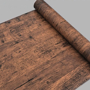 Venta caliente decorativo interior <span class=keywords><strong>muebles</strong></span> <span class=keywords><strong>en</strong></span> relieve adhesivo de pvc de grano de madera de laminación de película de <span class=keywords><strong>vinilo</strong></span> - Product Image 6