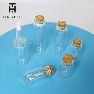 Bouteilles en verre miniatures avec logo personnalisé |   Flacons de 5 ml à 25 ml avec bouchons pour artisanat et cadeaux - Product Image 6