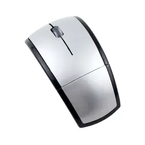 Optical Folding USB Wireless Mouse Notebook Computer Accessories Business Cross-border Professional Supplier 2.4G Battery Ce FCC