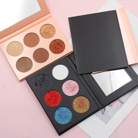 Palette de fards à paupières 6 couleurs, fini mat, waterproof, poudre minérale, maquillage nude, cosmétiques, palette de fards à paupières 36 mm