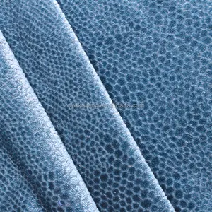 95% Polyester 5% Spandex Teint Ks Corée Velours Burnout Tissu Pour Vêtement