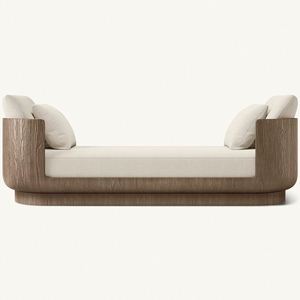 Cama de Pared Moderna Tapizada en Madera Sólida para Dormitorio o Sala de Estar - Product Image 4