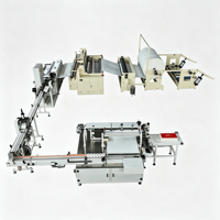 Máquina Procesadora de Rollos Jumbo de Papel Higiénico con Función de Corte y Perforación 80-120m/min
