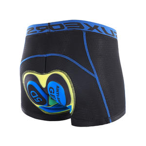 Short de vélo de compression multicolore pour hommes Short de vélo à bavette rembourré personnalisé pas cher en gros avec nom d'équipe OEM - Product Image 6
