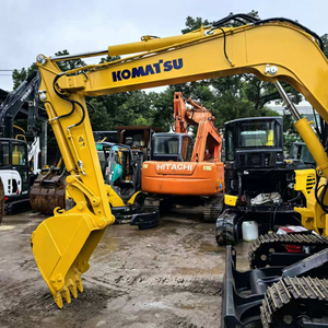 Mini-excavatrice Komatsu PC78US d'occasion, poids opérationnel de 7 tonnes, qualité fiable, efficace avec moteur, boîte de vitesses, pompe, prête à être expédiée - Product Image 5