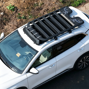 Panier <span class=keywords><strong>de</strong></span> <span class=keywords><strong>toit</strong></span> en alliage d'aluminium pour bagages, échelle latérale et boîte latérale pour Citroën C5 Aircross 2018-2026 - Product Image 3