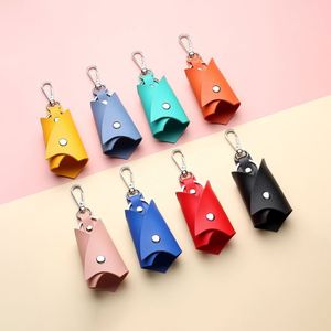 Factory Price Leather Bat Shape Cartoon Style Durable Coin Holder <b>Key</b> <b>Chains</b> Promotion Halloween Party Gifts - Product Image 2