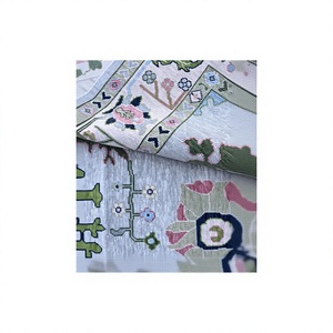 KNOT <b>RUG</b> Hand Knotted High Quality Wool/Silk Abstract Modern <b>Rugs</b> Embroidered Work Stain Resistant Reversible Pet Friendly - Product Image 1