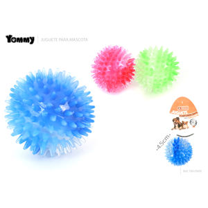 Yommy Spiky Ball Giocattolo per Cani 4.5cm con Suono, Giocattolo Sonoro per Animali Domestici - Product Image 1
