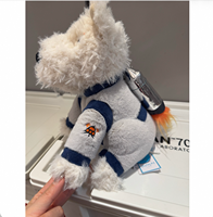 Peluche chien Westie britannique JE Rocket, version coréenne, super douce, anti-stress, jouet réconfortant, rembourrage en coton PP, cadeau d'anniversaire unisexe