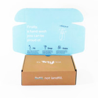 Oem Hersteller gedruckt rosa Geschenk Wellpappe Mailing Box benutzer definierte Versand Kleidung Box Verpackung