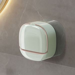 Boîte à <span class=keywords><strong>Savon</strong></span> Murale Exquise pour Salle de Bain, Support de <span class=keywords><strong>Savon</strong></span> de Luxe pour Porte de Salle de Bain, Égouttoir Non Perforé pour <span class=keywords><strong>Savon</strong></span> de Lessive - Product Image 4