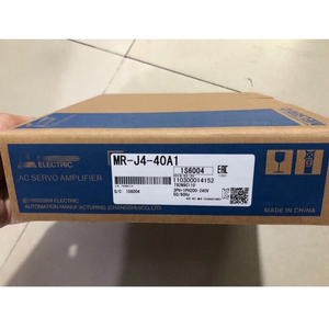 ไดรฟ์อัตโนมัติอุตสาหกรรม MR-J4-40A1 200V AC 0.4KW ตอบสนองความเร็วสูง ควบคุมมอเตอร์ IPM อุปกรณ์ไฟฟ้า - Product Image 1