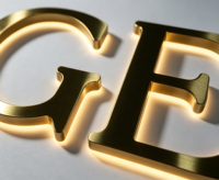 Lettres de signalisation en acrylique rétroéclairées personnalisées, logo découpé au laser, ampoules LED néon étanches, écologiques, pour intérieur et extérieur, commerce, magasin, bar, salle